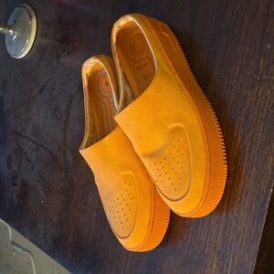 Womens 9 Nike Air Force 1 Lover XX cinder orange mules New